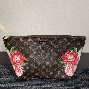 Jouer Floral Patterned Clutch Bag/Large Cosmetic Bag